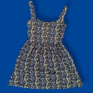 BeBop Blue & White Dress